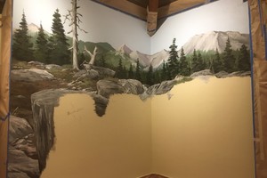 Indoor Taxidermy Trophy Room Mountain Build