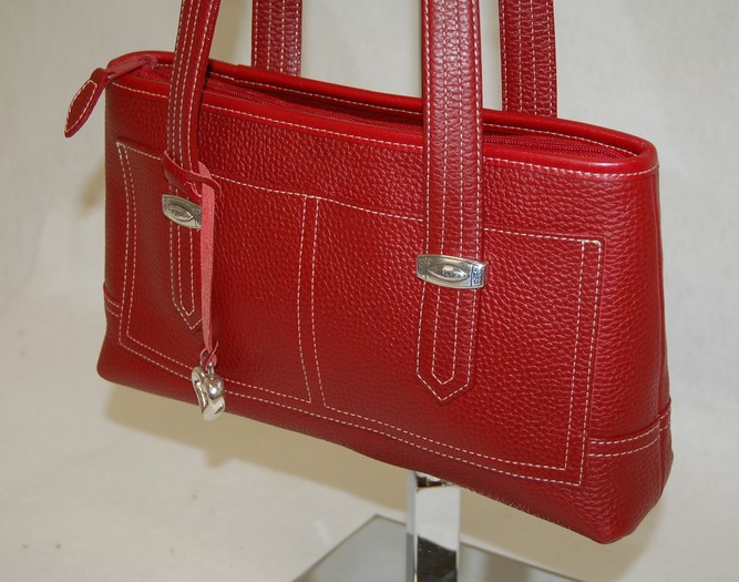 Brighton Red Patent Leather Mock Snake Skin Shoulder Bag Purse Shiny Rare |  eBay