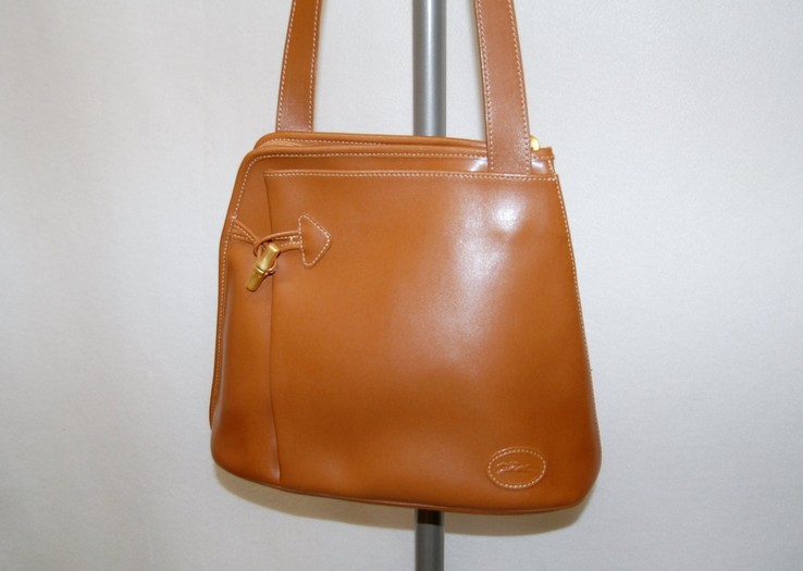 Longchamp, Bags, Longchamp Vintage Roseau Black Leather Sling Backpack  Toggle And Zipper Closure