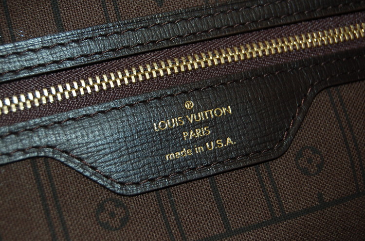 LOUIS VUITTON Neverfull MM Fusain Monogram Idylle Shoulder Bag-US
