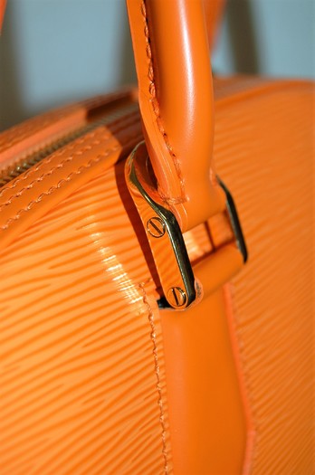 Louis Vuitton LV Jasmin Orange Handbag EPI Leather Bag M5208H - EXCELLENT