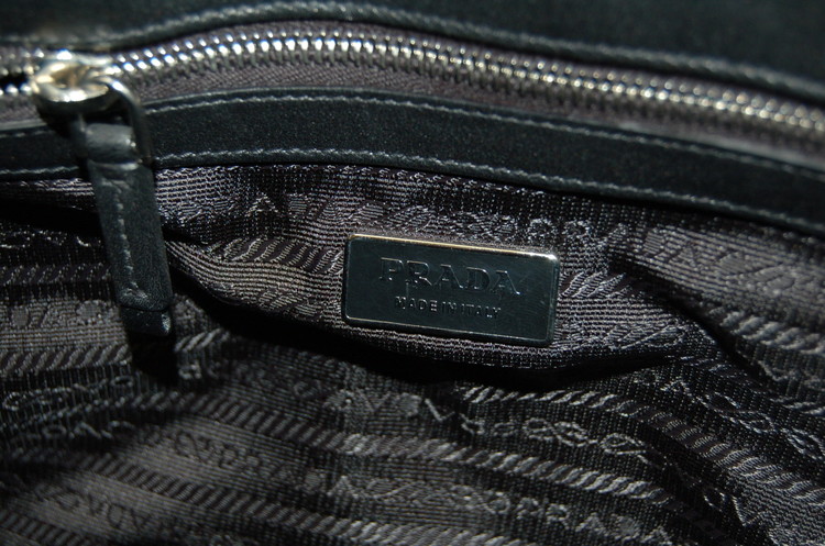 Prada Leather Trim Nylon Doctor's Satchel