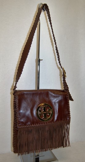 Tory Burch Leather Fringe Messenger Bag