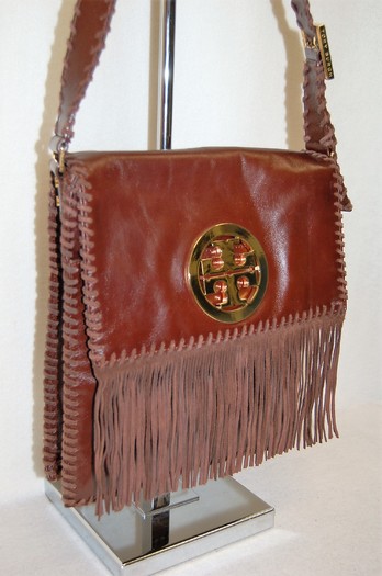 Tory Burch Leather Fringe Messenger Bag