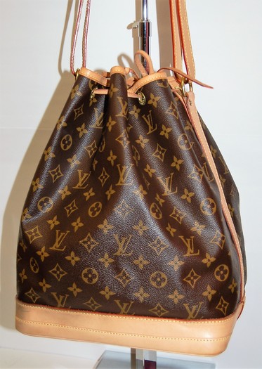 Louis Vuitton Noe GM Shoulder Bag Bucket Tote Monogram Leather Brown
