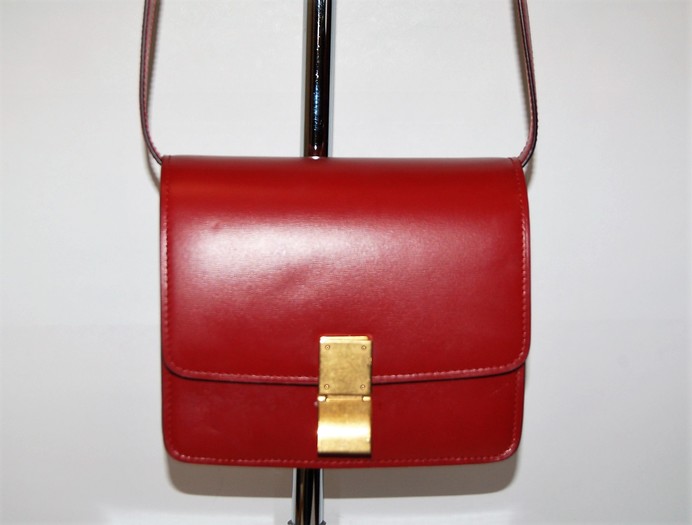 Celine Small Classic Box Bag Red – STYLISHTOP