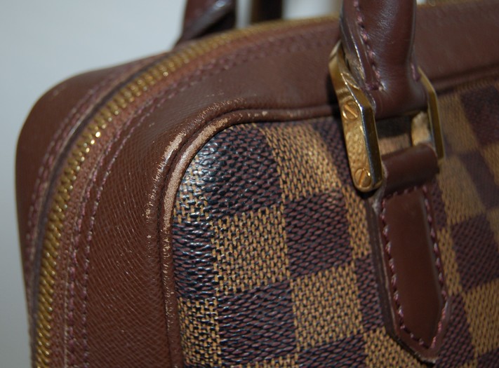 Shop for Louis Vuitton Damier Ebene Canvas Leather Brera Bag - Shipped from  USA
