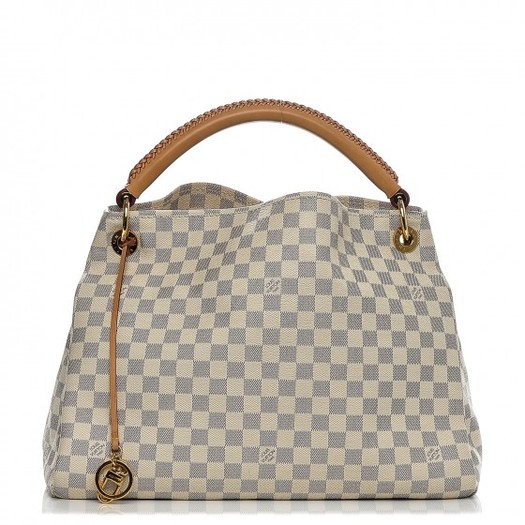 Louis Vuitton Damier Azur Artsy MM just in!! Call us at ***-***-**** or  email us at customerserv…