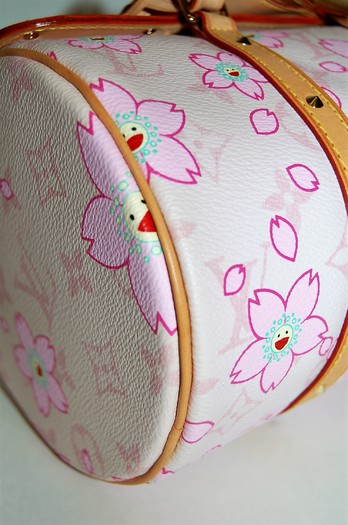 Speedy Cherry Blossom Louis Vuitton Takashi Murakami Pink Cloth