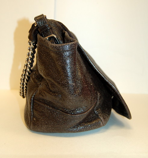 Prada Fumo Cervo Lux Leather Chain Shoulder Bag BR3958 - Yoogi's