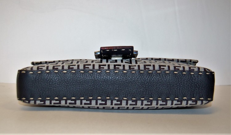 FENDI Zucchino Baguette Navy