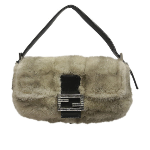 Fendi Baguette Fur Handbag