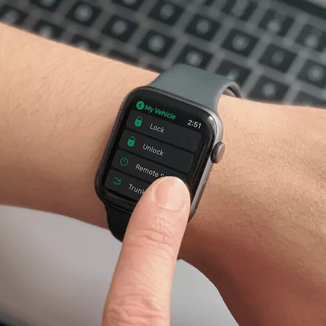 DroneMobile Remote Start watch integration