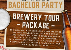Bachelor party bus transportation on long island to breweries