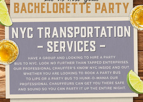 Bachelorette party bus transportation on long island to new york city 