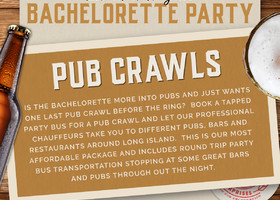 Bachelorette party bar crawl on long island 