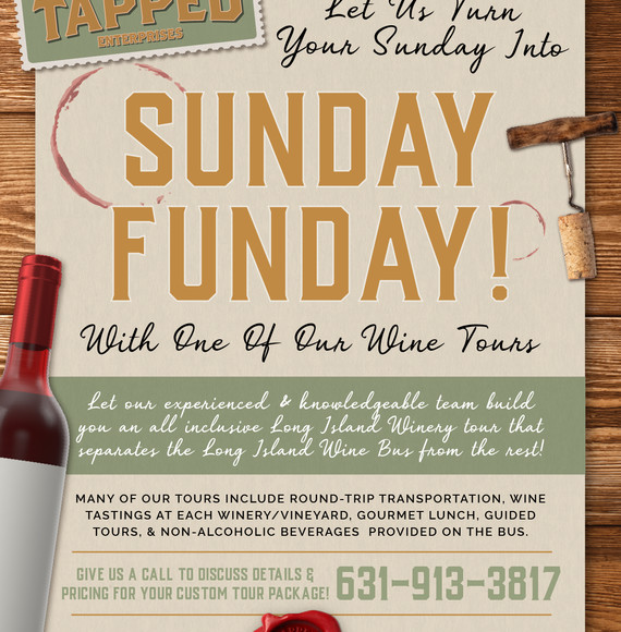 Sunday Funday Wine Tour in Syosset, NY