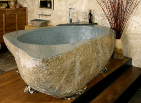 Boulder Bathtub | Cromwell Concrete
