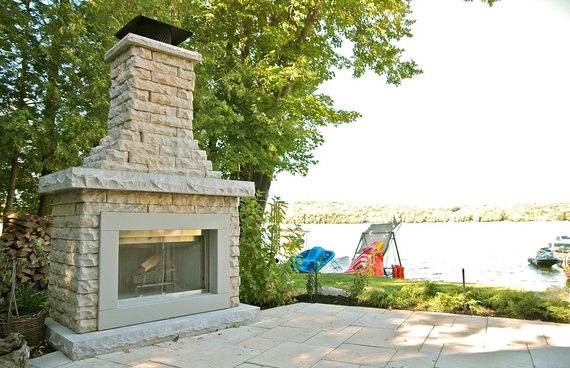 precast cement fireplace kits