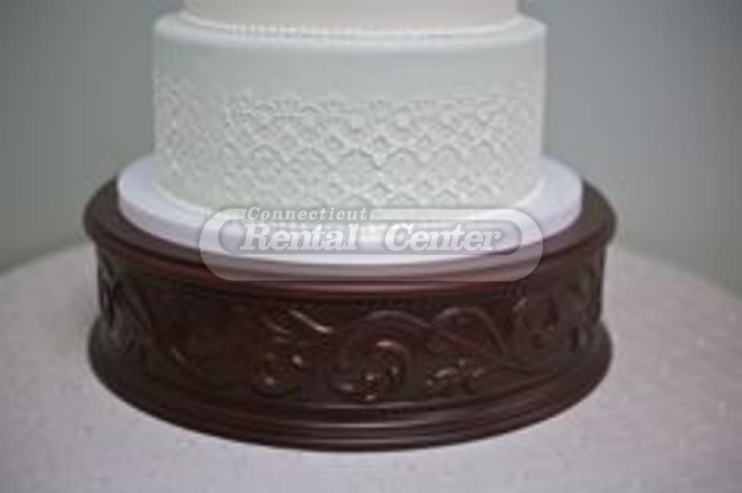 Rent 17 Wood Scroll Cake  Stands  from CT Rental  Center