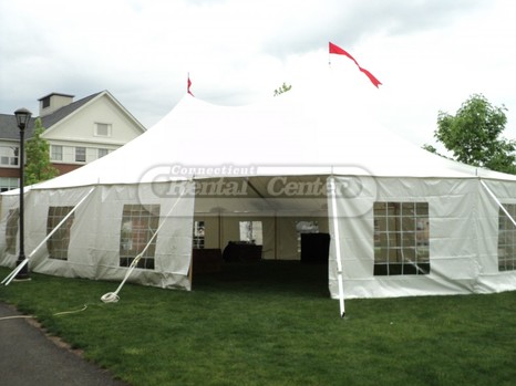 sailcloth tent pole rent