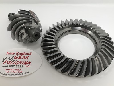 Ring & Pinion - After NEGP has performed the REM Process. The Ra is now between 6Ra and 4 Ra. Gears will run quieter, run cooler, and produce less drag.