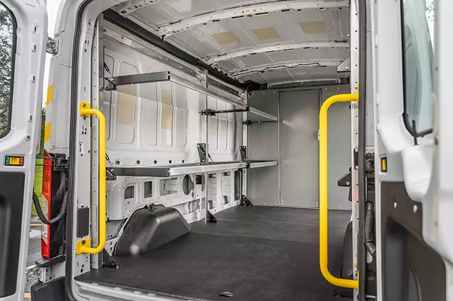 Delivery Van Folding Shelves