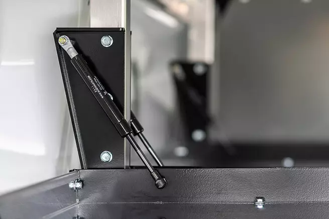 Delivery Van Folding Shelves