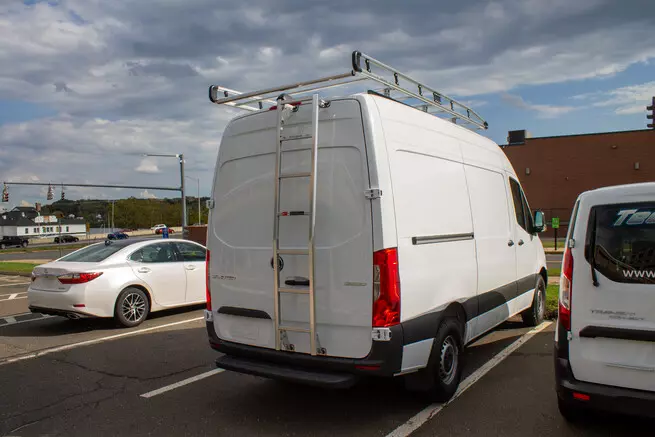 Cargo Van Rear Door Ladder