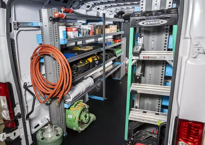 Plumber Van Equipment