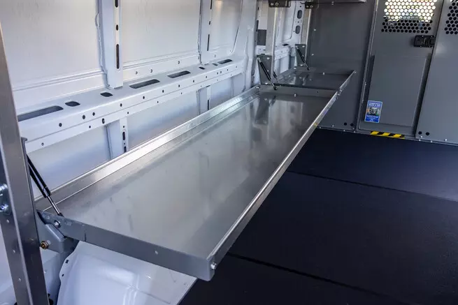 Adrian Delivery Van Folding Shelves