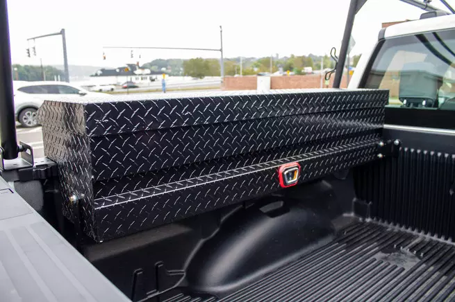 WEATHER GUARD Lo-Side Toolboxes on a Ford F-150
