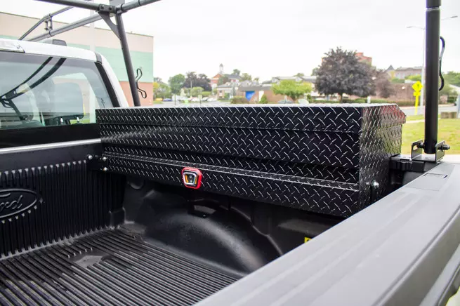 WEATHER GUARD Lo-Side Toolboxes on a Ford F-150
