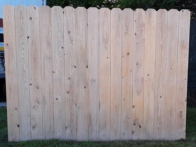 6ft x 8ft Fence Panels with 6" Boards Projects.