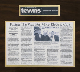 Hartford Courant My Towns - Paving the Way for More Electric Cars