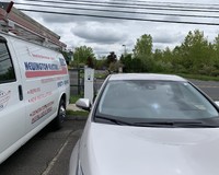 Electric Car Charging Station Installed by CT Electric Car