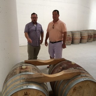 The obligatory barrel room look around.....