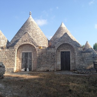 The lovely trulli's of this region are captivating against the clear blue skies this week!