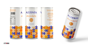 Azzenta Non Alcoholic Arancia Spritz - in 250 ml cans! • wine-based NA cocktail that tastes exactly like an Aperol Spritz!