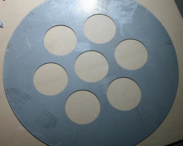 30" Disc Laser Cut 1/4" Plate.